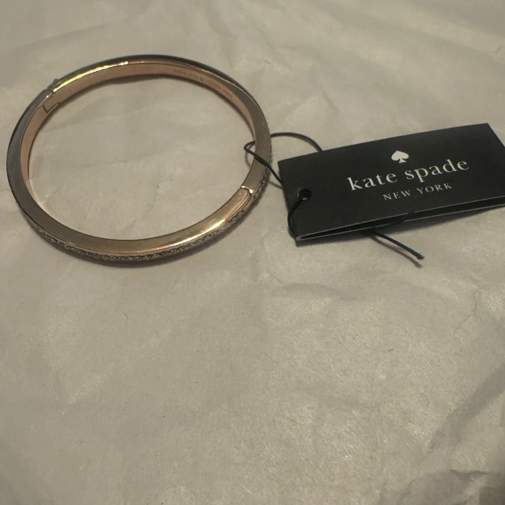Kate Spade Gold Clasp Bangle Bracelet (smaller wrists) - Picture 7 of 13